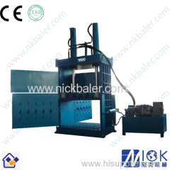 hydraulic solid plastic vertical waste compactor