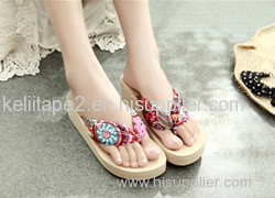 white wedge flip flops china