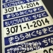 tamper evident asset tag stickers/destructible security labels/anti tamper tags