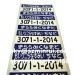 tamper evident asset tag stickers/destructible security labels/anti tamper tags