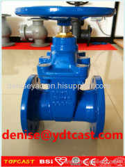 Ductile iron Manual Flange End Gate Vavle Competitive price