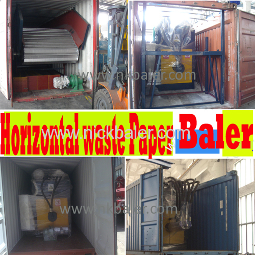 hydraulic press used scrap waste cardboard baler for sale