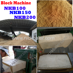 bale press machine for wood shavings