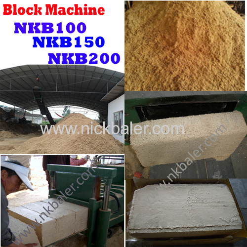 High density Sawdust Block making machine