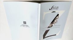 Custom softcover fashion magazine printing