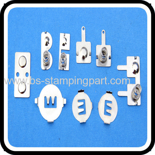 Custom design battery spring contact