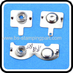 Customized battery spring contact