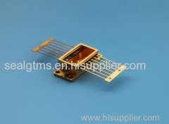 hybrid package glass metal component