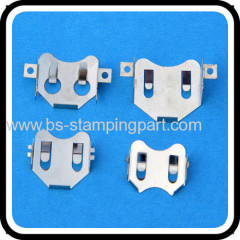 SMT CR2032 battery holder in stainless steel material