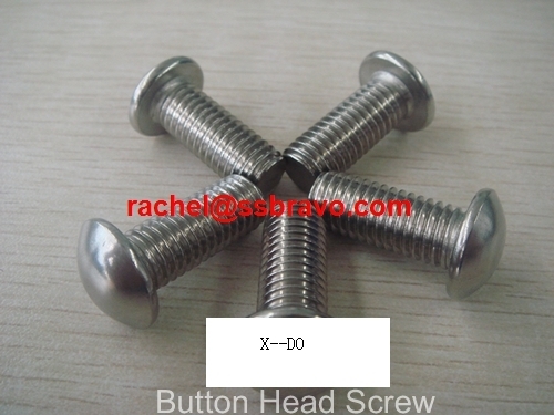 Monel400 raised cheese head pan head screw slotted UNS N04400