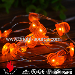 Battery Operated Led string lights with Pumpkin shape