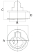 Hatch Latch AISI 316. Casted