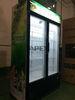 Self Closing 800L Upright Beverage Cooler / commercial glass door refrigerator