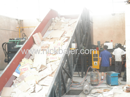 Scrap Kraft paper baler press machine