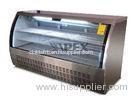 Supermarket Fan Cooling Electronic cold display case for deli Food