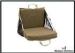 Khaki Foam Stadium Seat Pads / 45 Ounces Seat Cushions For Stadiums