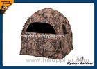 Deer Hunting Doghouse Ground Blind / 57'' Camo Chair Blinds For Hunting