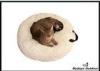 45cm Comfort Washable Pet Cushion Bed Cream Flannelette Anti Slip