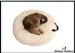 45cm Comfort Washable Pet Cushion Bed Cream Flannelette Anti Slip