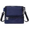 Blue Insulated Lunch Cooler Bag / Camouflage Cooler Bag Two Compartments