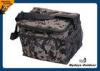 Food Folding Camo Cooler Bag 600D Nylon Fabric 2 Mesh Pockets For Hunting