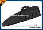 Padded 42 Inch Black Gun Case Water Resistance Nylon Adjustable Handle Five Magazine