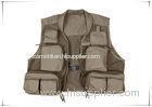 Embroidery Bird Hunting Vest Quick - Dry / Custom Yellow Hunting Waistcoat