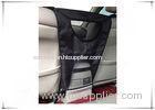 Black Removable Car Pet Barrier / Washable Car Seat Covers For Travel