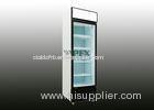 Heavy duty glass front beverage refrigerator / commercial bottle cooler