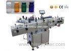 SS 350ml plastic round bottle labeling machine with coding machine