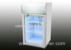 Glass door Countertop Display Fridge with Fan Asisted Cooling / water tray