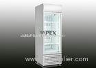 360L Single Glass door Upright Display Freezer with Aluminum door frame for ice cream