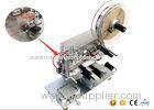 Round bottle semi automatic label applicator machine / bottle labeling equipment