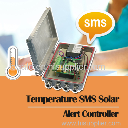 Temperature SMS Solar Alert Controller