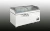 550L Curve Glass Door Chest Freezer / Island Glass Top Freezers