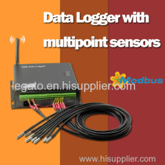 SMS Data Logger with multipoint sensors