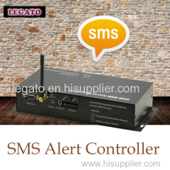 telephone remote control sending sms message on alarm triggered