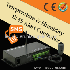 Temperature & Humidity SMS Alert Controller data logger