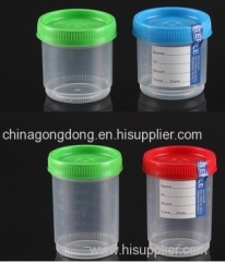 Labeled urine Specimen Container with cap 140ml with CE