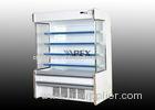 Adjustable shelves Open Chiller Supermarket Showcase Aspera or danfoss brand compressor