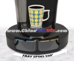 Coffee Pod Carousel Stores Flavors Containers Rotates Spins Holds 24 Base Maker As Seen On TV