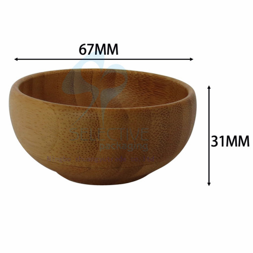 bamboo mask bowl with spoon