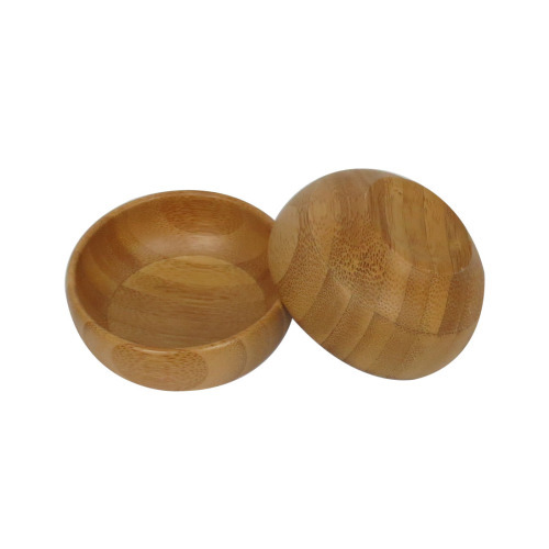 100% natural bamboo bowl and spoon