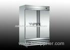 Kitchen Self closing double door stainless steel refrigerator counter depth