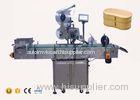 Electric automatic flat surface label applicator with collection worktable