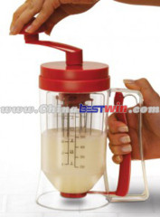 Manual Pancake Batter Dispenser Perfect Cupcakes Waffles Breakfast Mixer Pancake Machine As Seen On TV