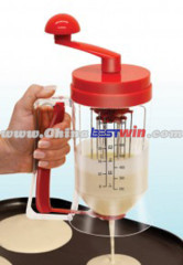 Manual Pancake Batter Dispenser Perfect Cupcakes Waffles Breakfast Mixer Pancake Machine As Seen On TV