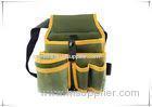 Olive Waist Canvas Bucket Tool Bag 100cm Adjustable Strap Thickened Fabric