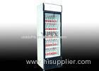 Single door upright bottle cooler 360L / glass front beverage refrigerator