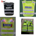 Reflective yellow police safety vest